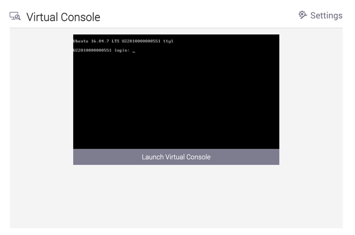 Virtual Console "Button" in iDRAC UI